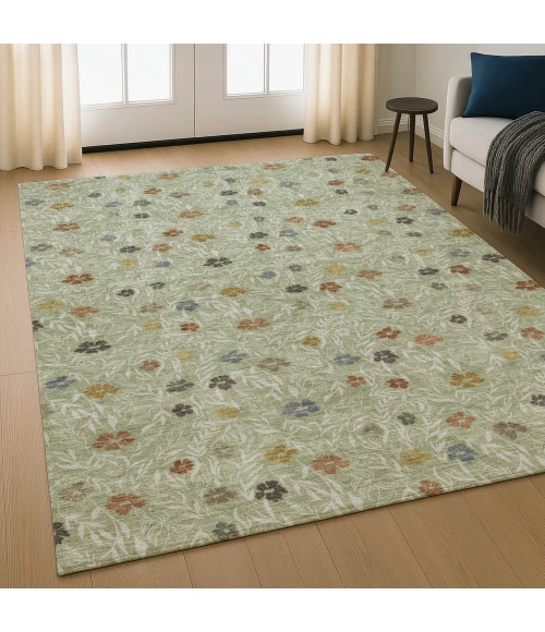 Dalyn Soft Essentials Green SE4 3ft. x 5ft. Rug