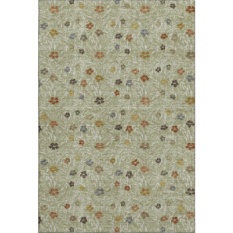 Dalyn Soft Essentials Green SE4 3ft. x 5ft. Rug