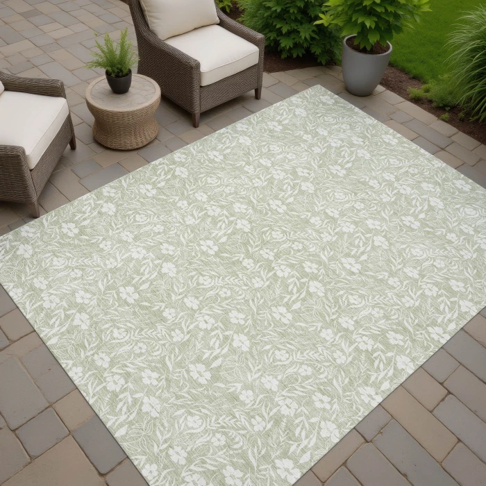 Dalyn Soft Essentials Green SE4 9ft. x 12ft. Rug