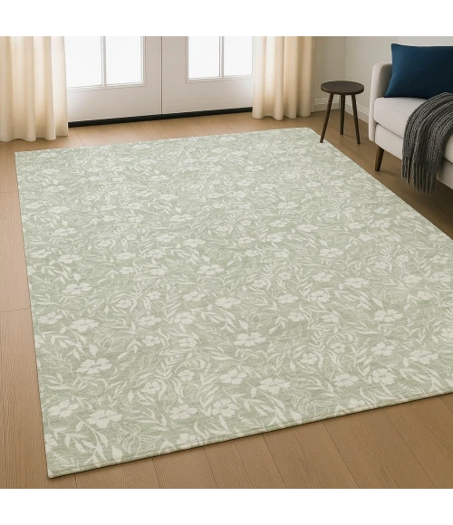 Dalyn Soft Essentials Green SE4 10ft. x 14ft. Rug