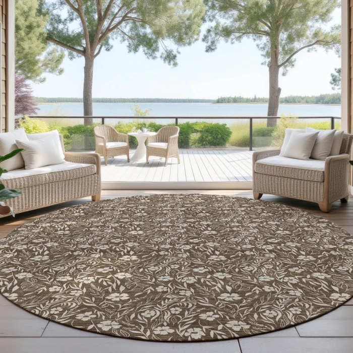 Dalyn Soft Essentials Brown SE4 8ft. x 8ft. Rug