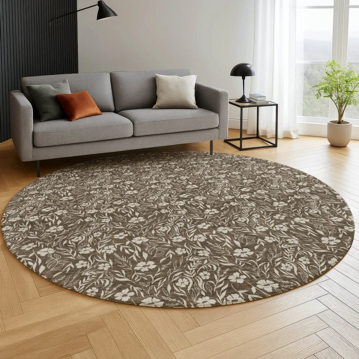 Dalyn Soft Essentials Brown SE4 8ft. x 8ft. Rug