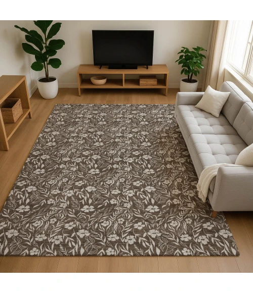 Dalyn Soft Essentials Brown SE4 2ft.6in. x 3ft.10in. Rug