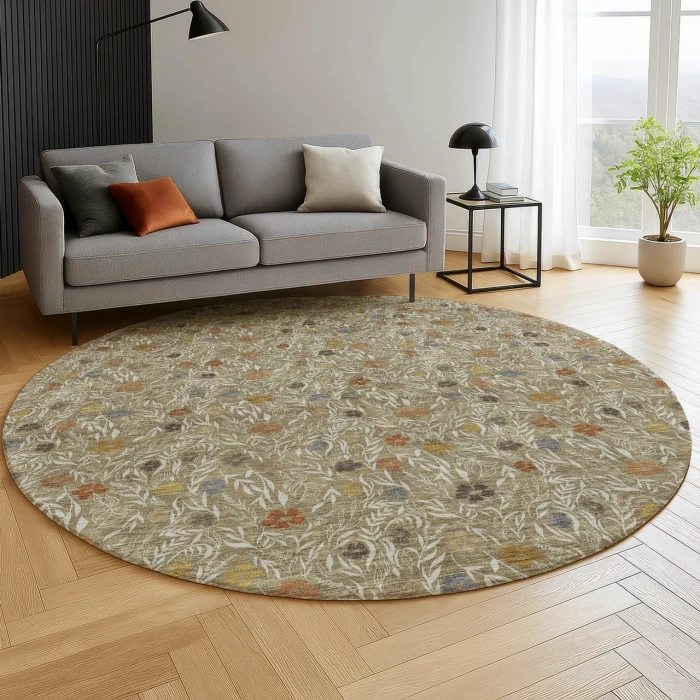 Dalyn Soft Essentials Brown SE4 8ft. x 8ft. Rug