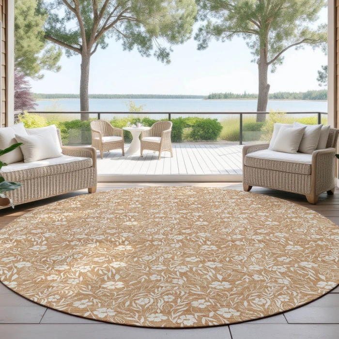 Dalyn Soft Essentials Orange SE4 8ft. x 8ft. Rug
