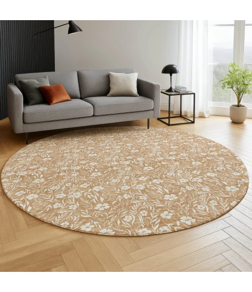 Dalyn Soft Essentials Orange SE4 8ft. x 8ft. Rug