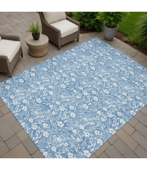 Dalyn Soft Essentials Blue SE4 5ft. x 7ft.6in. Rug