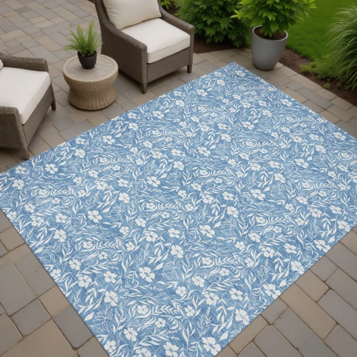 Dalyn Soft Essentials Blue SE4 2ft.6in. x 3ft.10in. Rug