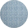 Dalyn Soft Essentials Blue SE4 8ft. x 8ft. Rug