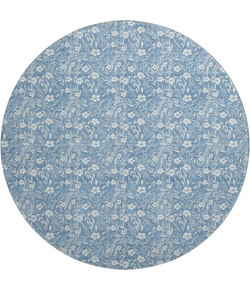 Dalyn Soft Essentials Blue SE4 8ft. x 8ft. Rug