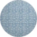 Dalyn Soft Essentials Blue SE4 8ft. x 8ft. Rug