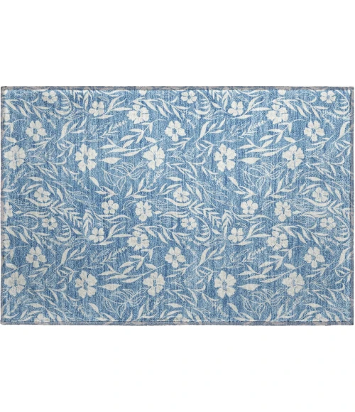 Dalyn Soft Essentials Blue SE4 1ft.8in. x 2ft.6in. Rug