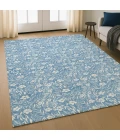 Dalyn Soft Essentials Blue SE4 5ft. x 7ft.6in. Rug