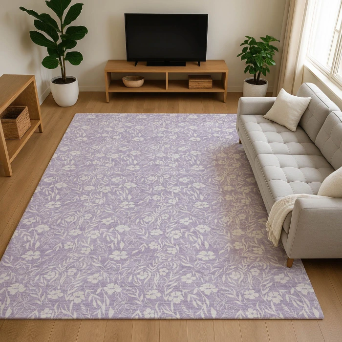 Dalyn Soft Essentials Purple SE4 3ft. x 5ft. Rug