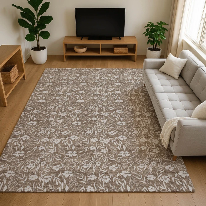 Dalyn Soft Essentials Brown SE4 9ft. x 12ft. Rug