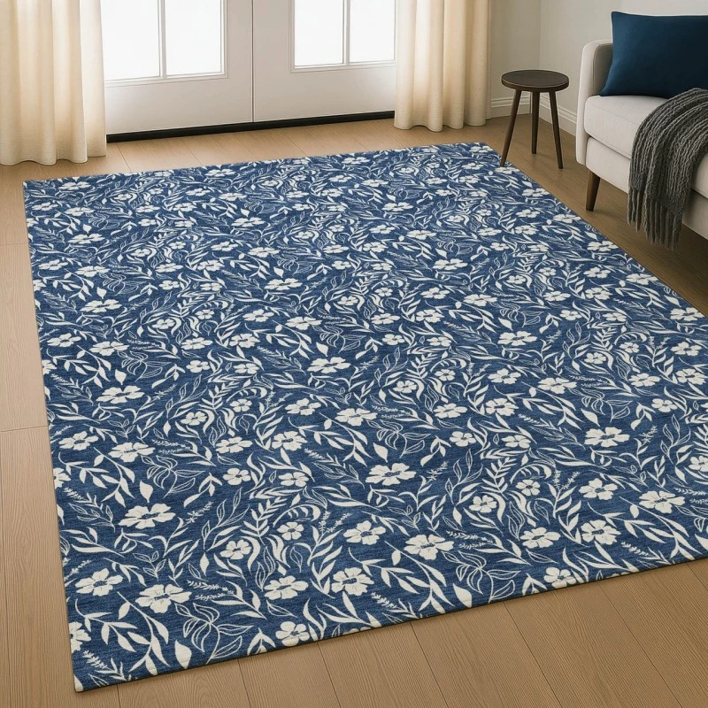 Dalyn Soft Essentials Blue SE4 3ft. x 5ft. Rug