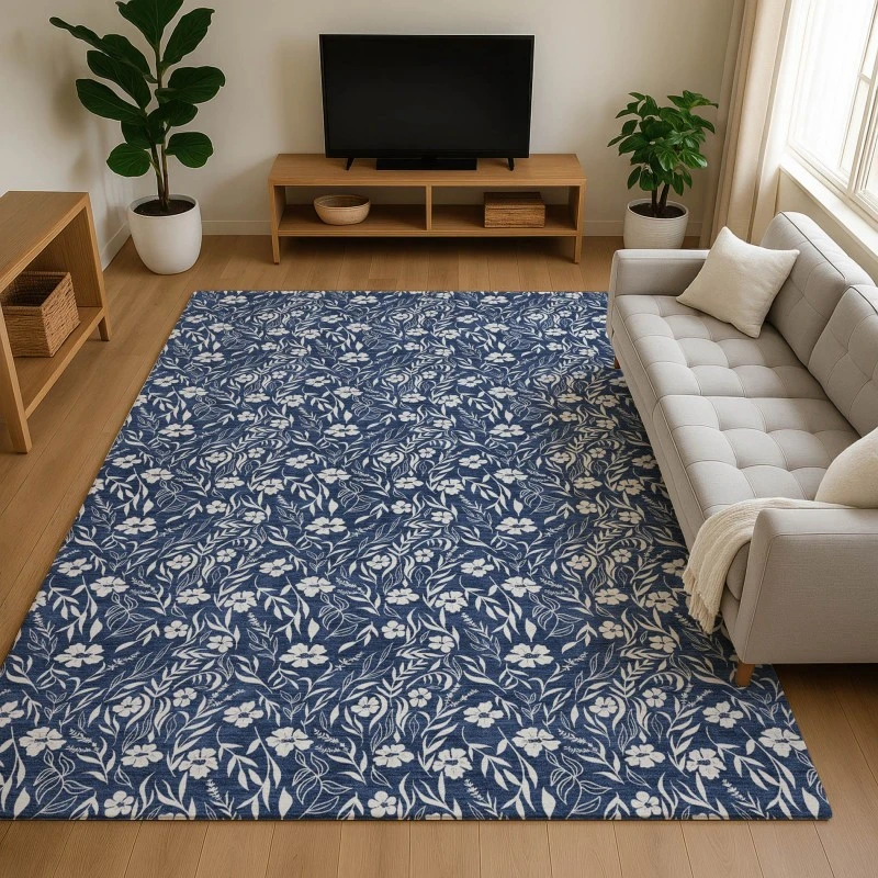 Dalyn Soft Essentials Blue SE4 3ft. x 5ft. Rug