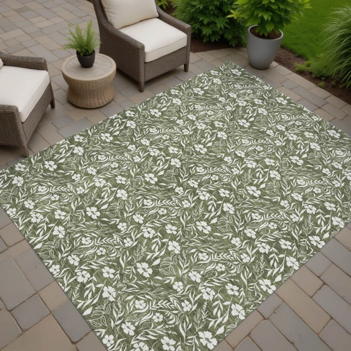 Dalyn Soft Essentials Green SE4 9ft. x 12ft. Rug