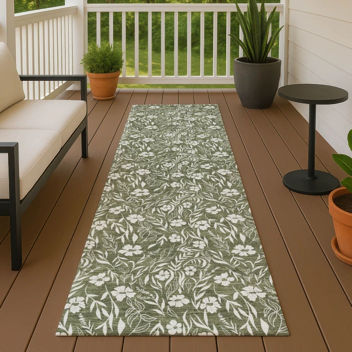 Dalyn Soft Essentials Green SE4 2ft.3in. x 7ft.6in. Rug