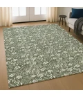Dalyn Soft Essentials Green SE4 9ft. x 12ft. Rug