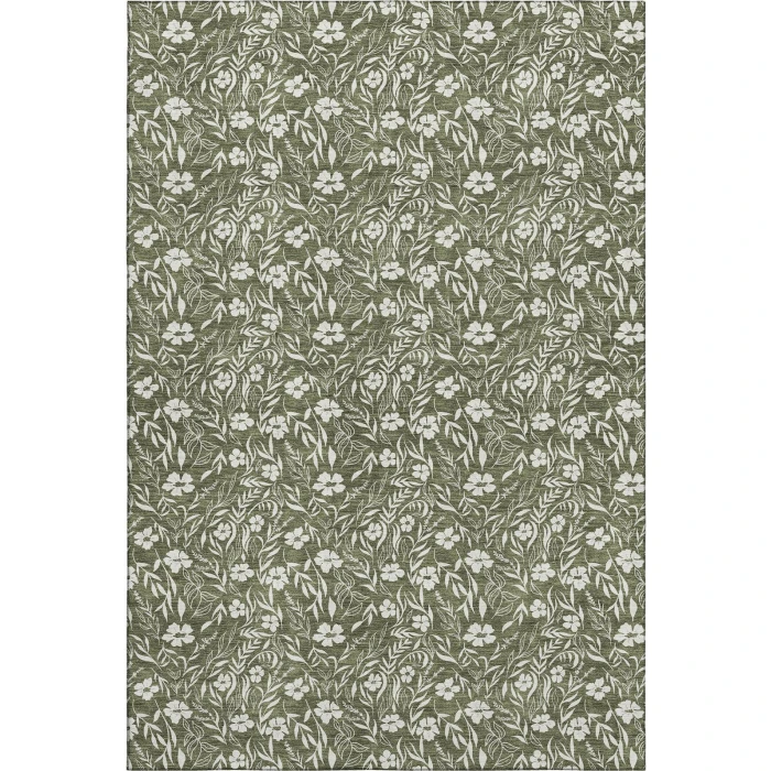 Dalyn Soft Essentials Green SE4 9ft. x 12ft. Rug