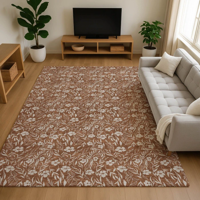 Dalyn Soft Essentials Orange SE4 10ft. x 14ft. Rug