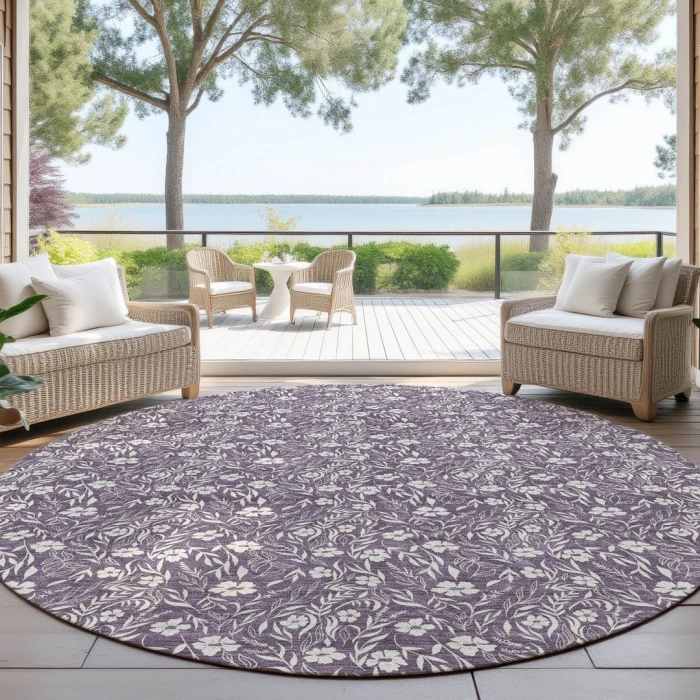 Dalyn Soft Essentials Purple SE4 8ft. x 8ft. Rug