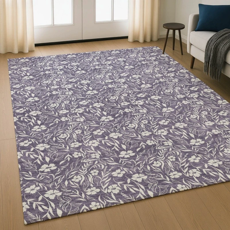 Dalyn Soft Essentials Purple SE4 3ft. x 5ft. Rug