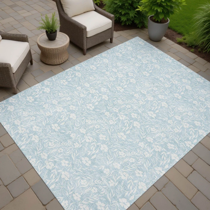 Dalyn Soft Essentials Blue SE4 8ft. x 10ft. Rug