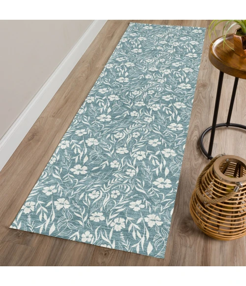 Dalyn Soft Essentials Teal SE4 2ft.3in. x 7ft.6in. Rug