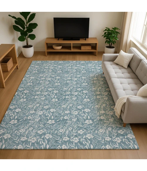 Dalyn Soft Essentials Teal SE4 10ft. x 14ft. Rug