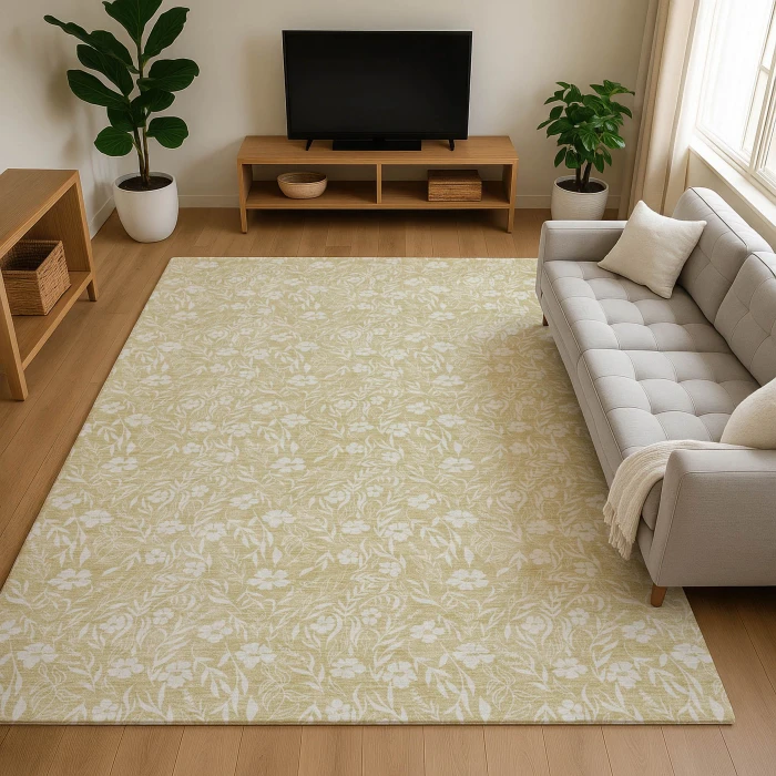 Dalyn Soft Essentials Gold SE4 3ft. x 5ft. Rug