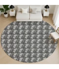 Dalyn Soft Essentials Black SE5 8ft. x 8ft. Round Rug