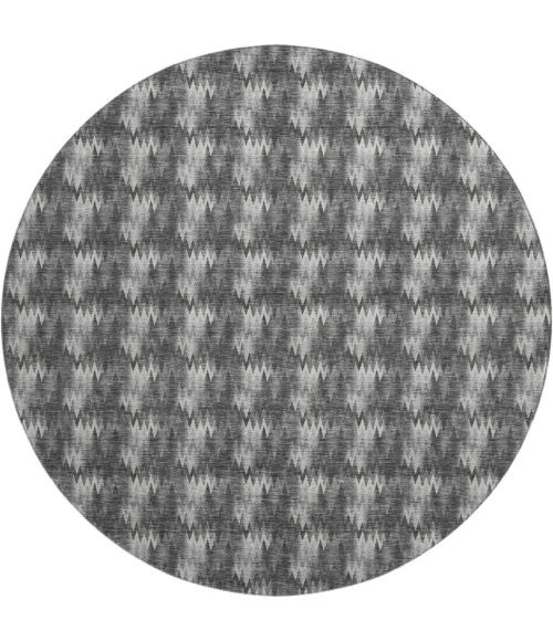 Dalyn Soft Essentials Black SE5 8ft. x 8ft. Round Rug