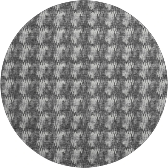 Dalyn Soft Essentials Black SE5 8ft. x 8ft. Round Rug