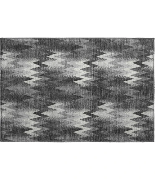 Dalyn Soft Essentials Black SE5 1ft.8in. x 2ft.6in. Rect. Rug