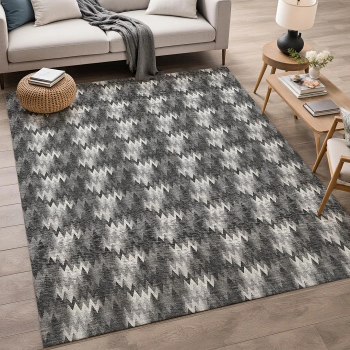 Dalyn Soft Essentials Black SE5 8ft. x 10ft. Rect. Rug