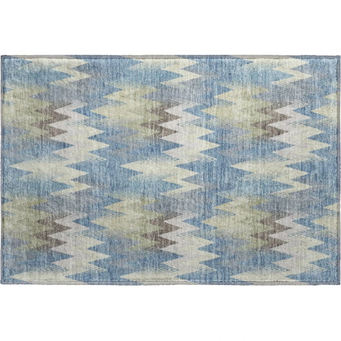 Dalyn Soft Essentials Blue SE5 1ft.8in. x 2ft.6in. Rect. Rug