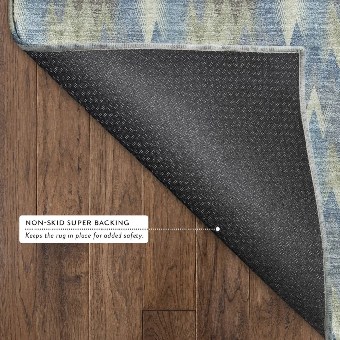 Dalyn Soft Essentials Blue SE5 2ft.6in. x 3ft.10in. Rect. Rug