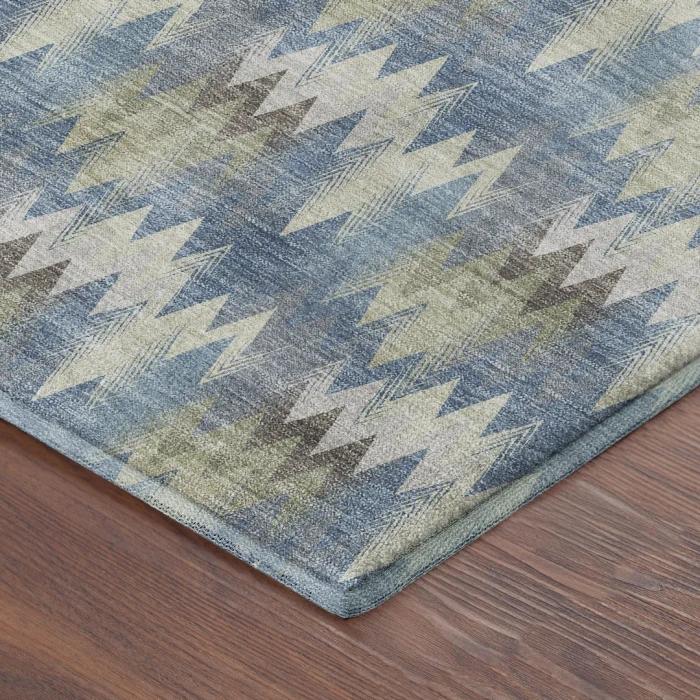 Dalyn Soft Essentials Blue SE5 2ft.6in. x 3ft.10in. Rect. Rug