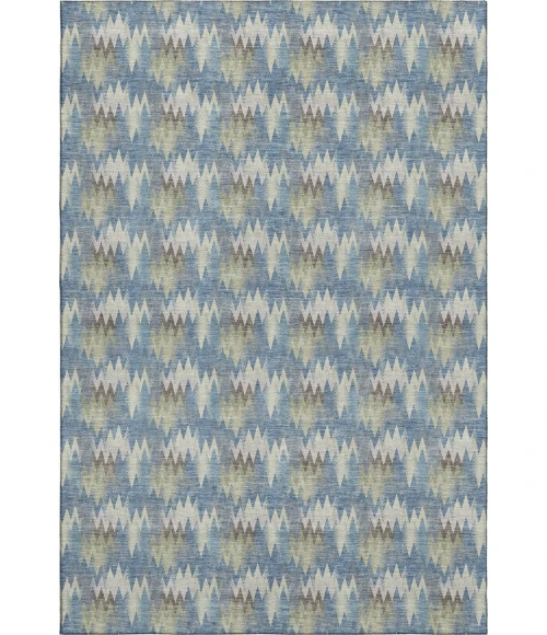 Dalyn Soft Essentials Blue SE5 2ft.6in. x 3ft.10in. Rect. Rug