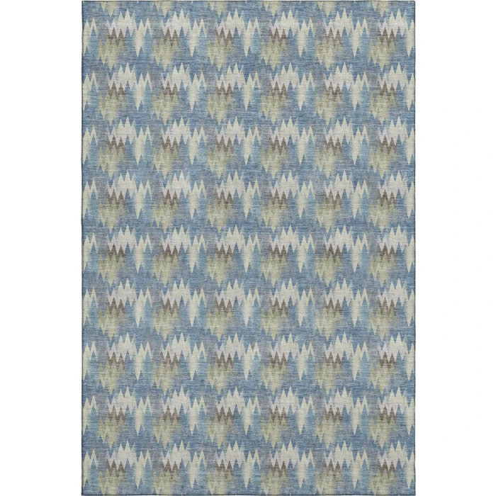 Dalyn Soft Essentials Blue SE5 2ft.6in. x 3ft.10in. Rect. Rug