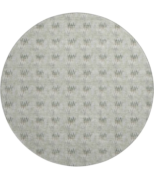 Dalyn Soft Essentials Green SE5 8ft. x 8ft. Round Rug