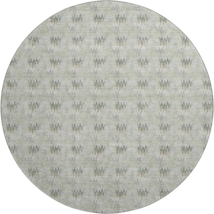Dalyn Soft Essentials Green SE5 8ft. x 8ft. Round Rug