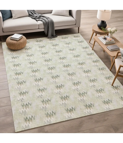 Dalyn Soft Essentials Green SE5 8ft. x 10ft. Rect. Rug