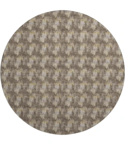 Dalyn Soft Essentials Brown SE5 8ft. x 8ft. Round Rug