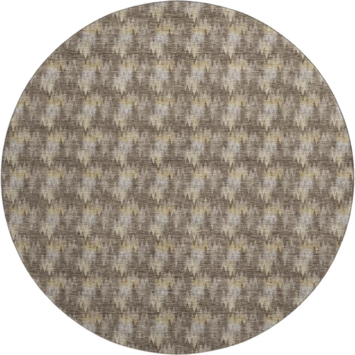Dalyn Soft Essentials Brown SE5 8ft. x 8ft. Round Rug