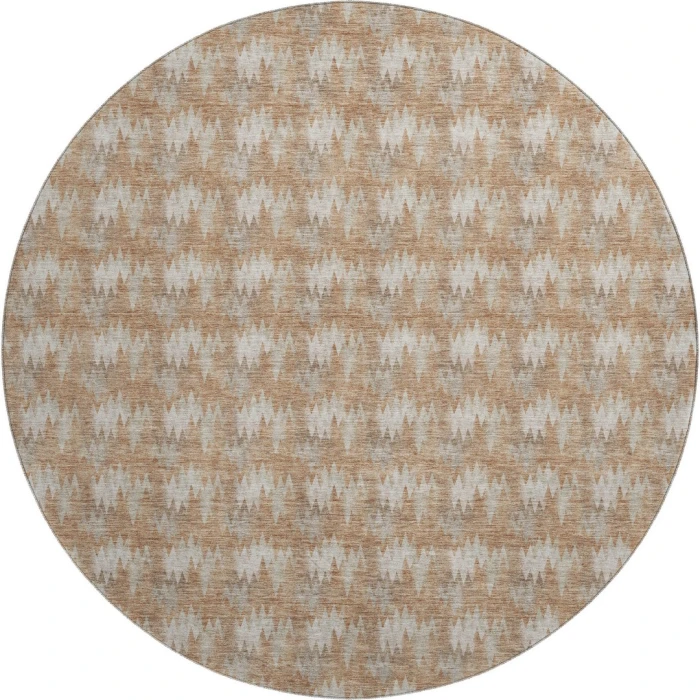 Dalyn Soft Essentials Orange SE5 8ft. x 8ft. Round Rug