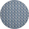 Dalyn Soft Essentials Blue SE5 8ft. x 8ft. Round Rug