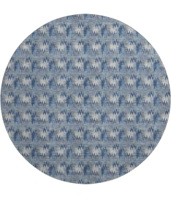 Dalyn Soft Essentials Blue SE5 8ft. x 8ft. Round Rug